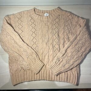 Tan Knit Sweater
